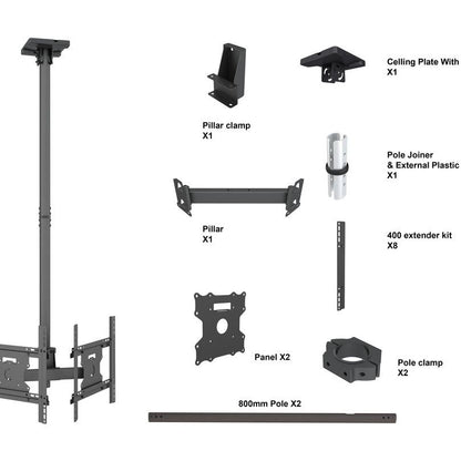Multibrackets M Ceiling Mount Pro Dual 49BDL-4050D