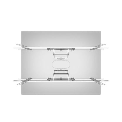 Multibrackets M Public Display Stand 180 HD Back to Back Silver w. Floorbase