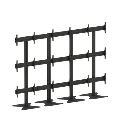Multibrackets M Public Video Wall Stand 9-Screens 65-75" Black