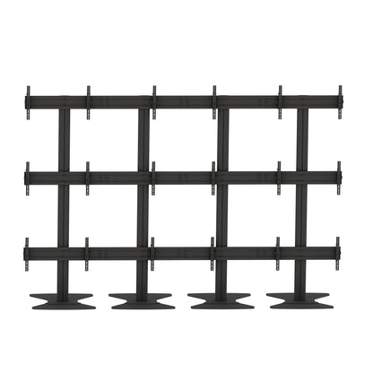 Multibrackets M Public Video Wall Stand 9-Screens 65-75" Black