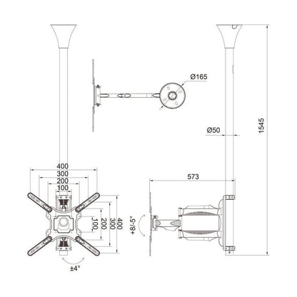 Multibrackets M Ceiling Mount Pro MBC1F