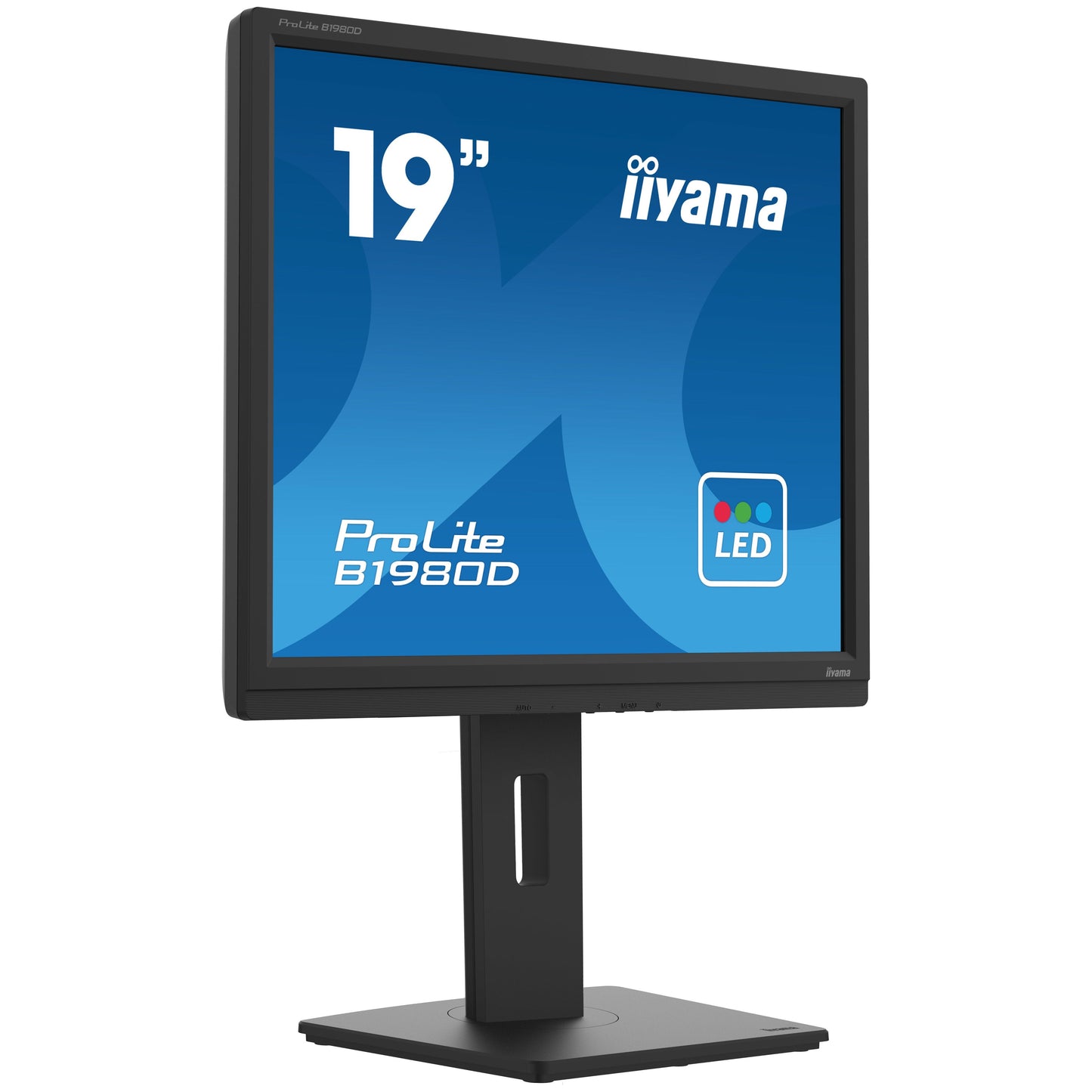 iiyama ProLite B1980D-B5 19" Monitor designed for business, is an impressive LED-backlit monitor with height adjustable stand.