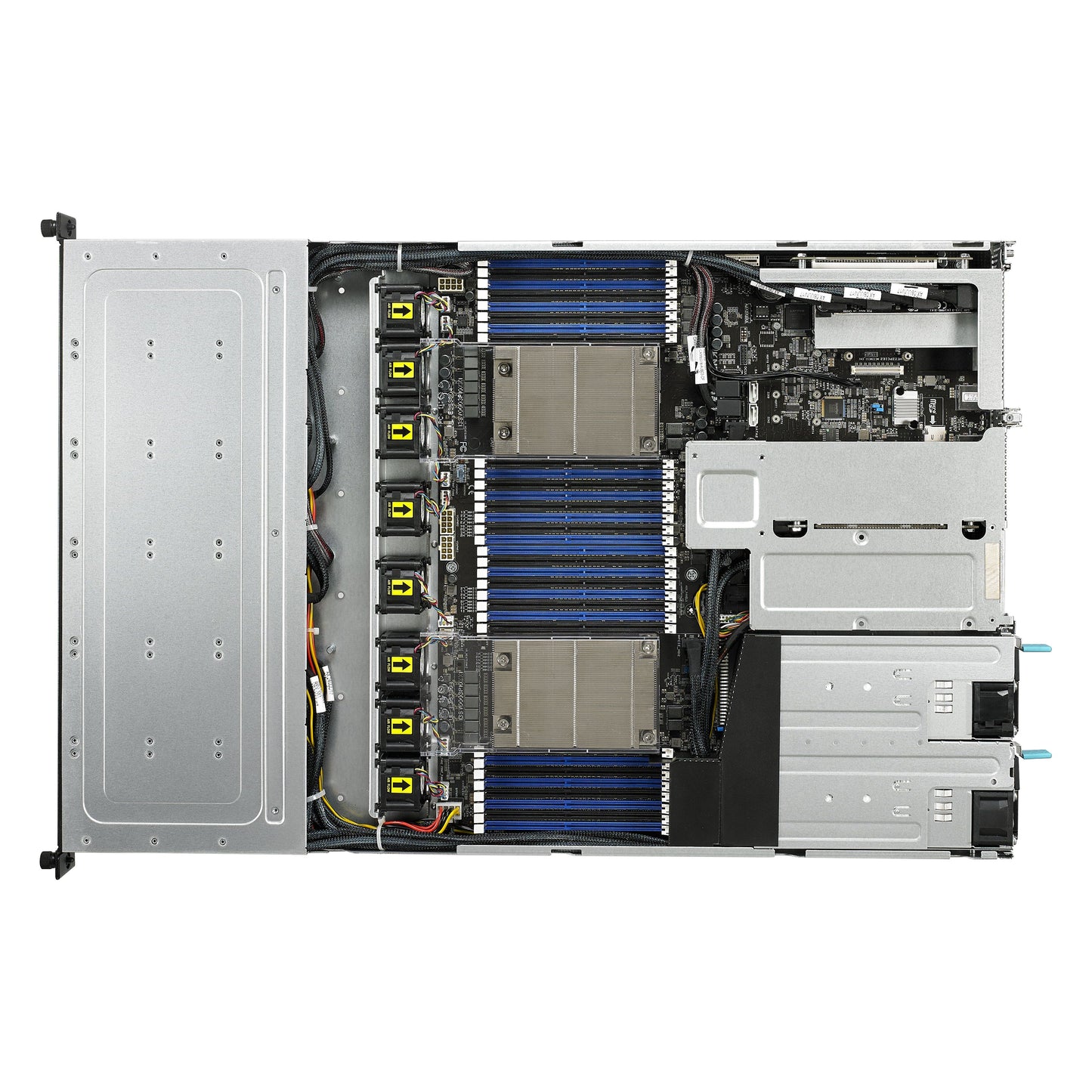 ASUS RS700A-E9-RS12V2 Socket SP3 Rack (1U) Black, Grey