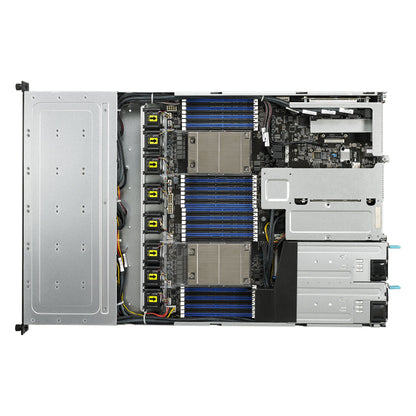 ASUS RS700A-E9-RS12V2 Socket SP3 Rack (1U) Black, Grey