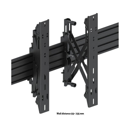 Multibrackets M Wallmount Pro MBW3x3UP Push In Pop Out Black