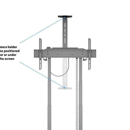 Multibrackets M Motorized Floorbase Incl cabinet & camerashelf 120kg Black