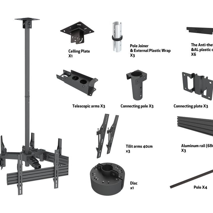 Multibrackets M Ceiling Mount Pro MBC3UHD