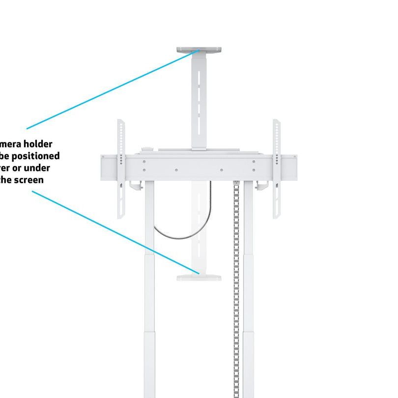 Multibrackets M Motorized Floorbase Flip 2 incl cabinet 120kg White