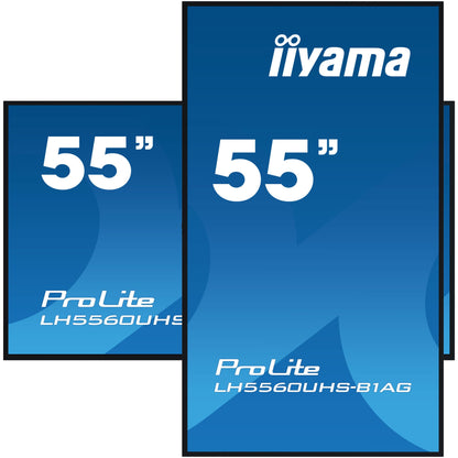 iiyama ProLite LH5560UHS-B1AG 55" 4K UHD LED IPS Display with WiFi and Android OS