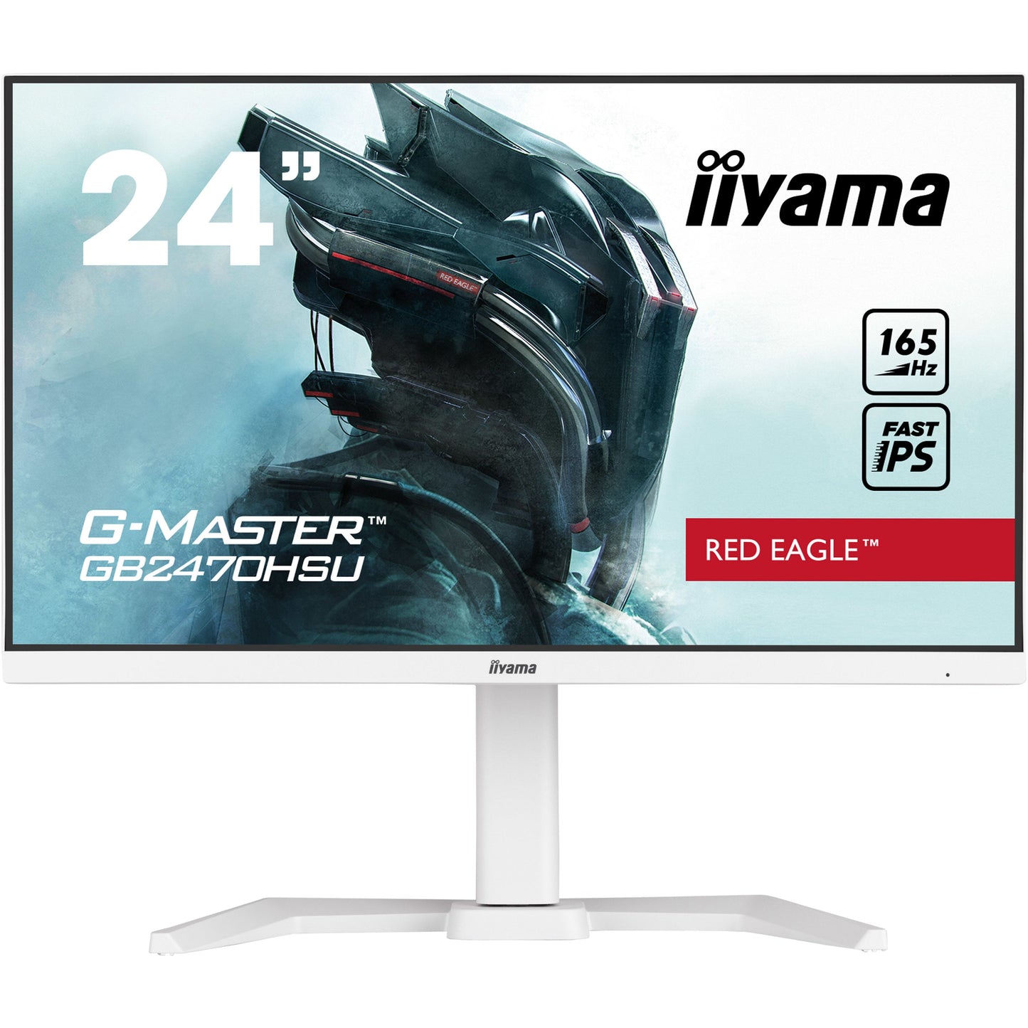 iiyama G-Master GB2470HSU-W5 24" Red Eagle Full HD IPS Gaming Monitor in White