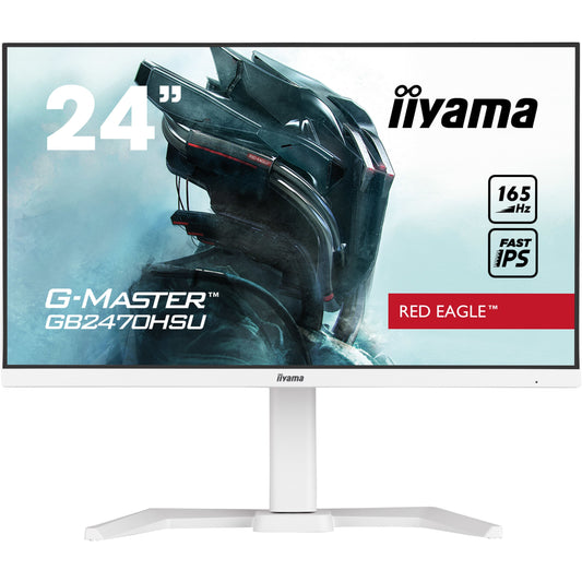 iiyama G-Master GB2470HSU-W5 24" Red Eagle Full HD IPS Gaming Monitor in White