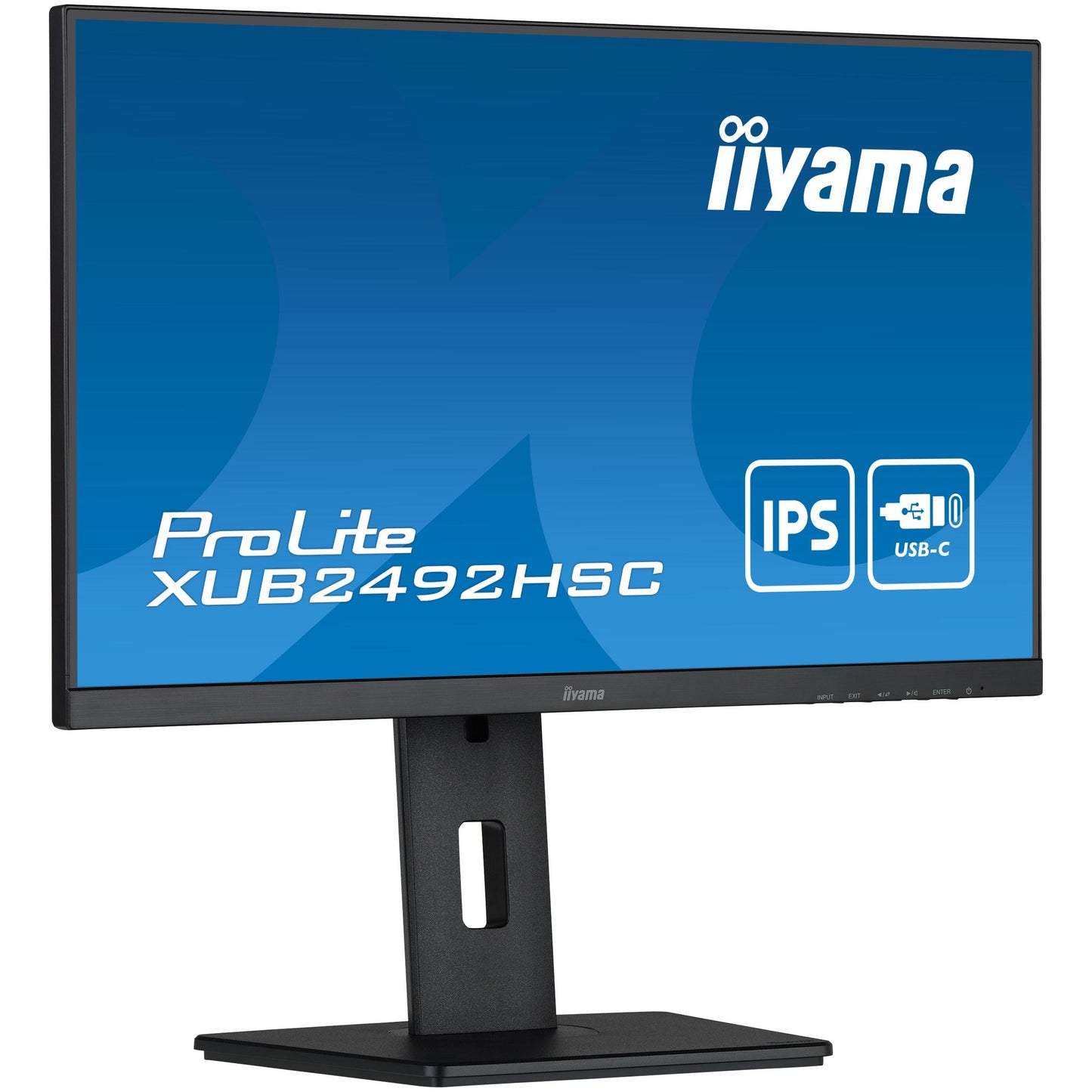 iiyama ProLite XUB2492HSC-B5 LED display 61 cm (24") 1920 x 1080 pixels Full HD Black