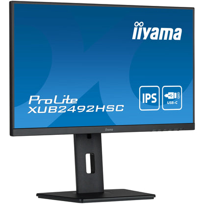iiyama ProLite XUB2492HSC-B5 LED display 61 cm (24") 1920 x 1080 pixels Full HD Black