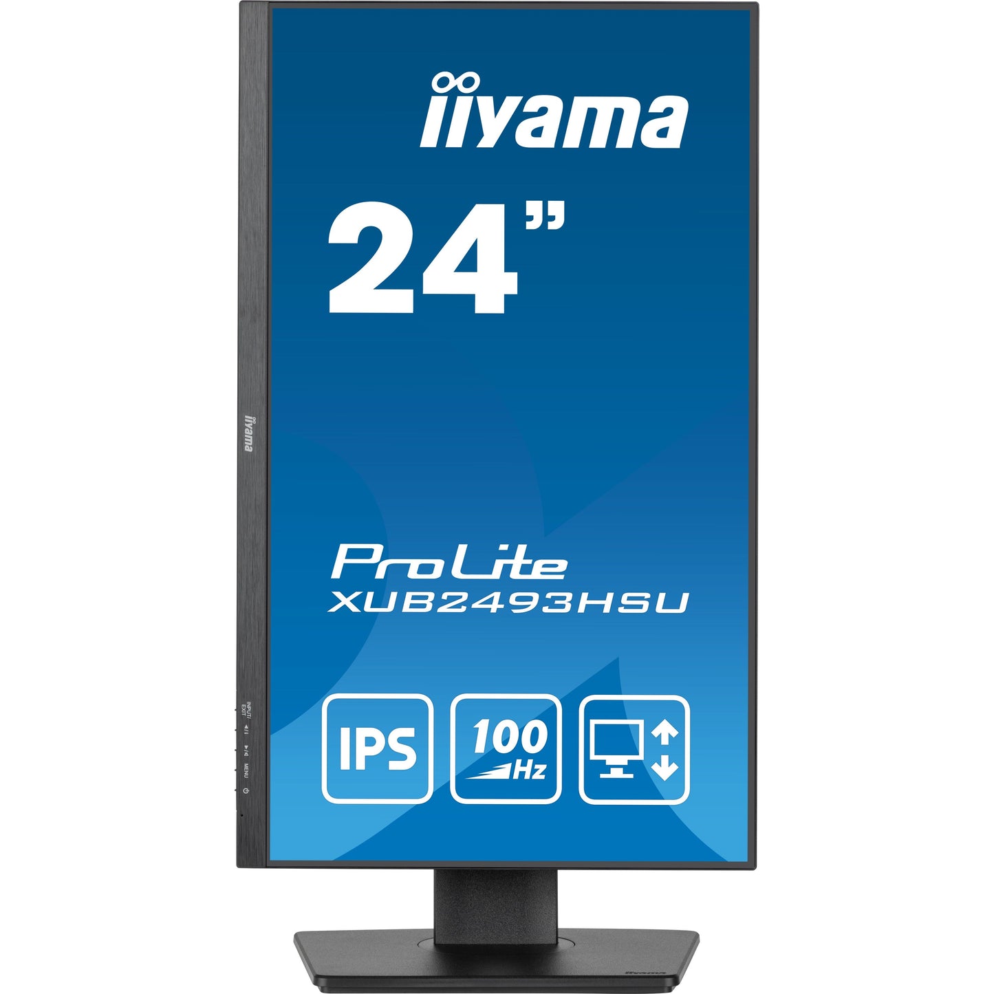 iiyama ProLite XUB2493HSU-B7 24" Full HD LED Display with Height Adjust Stand