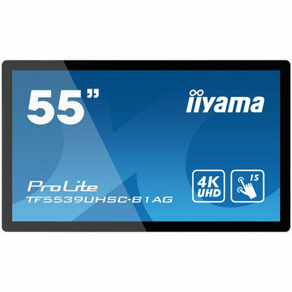 iiyama ProLite TF5539UHSC-B1AG 55" Open Frame IPS 15pt PCAP IPS 4K Touch Screen with Anti Glare