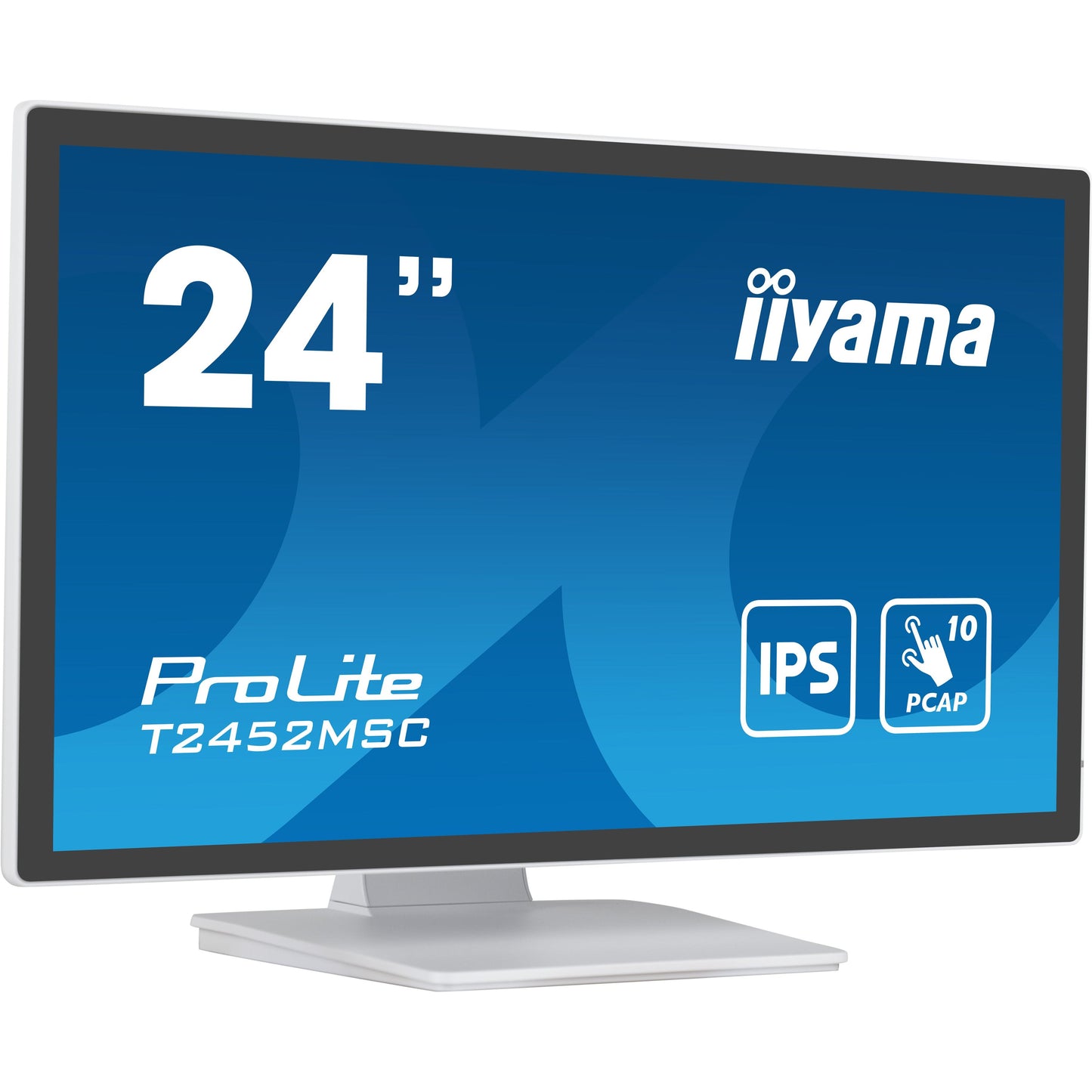 iiyama ProLite computer monitor 60.5 cm (23.8") 1920 x 1080 pixels Full HD LCD Touchscreen Multi-user White