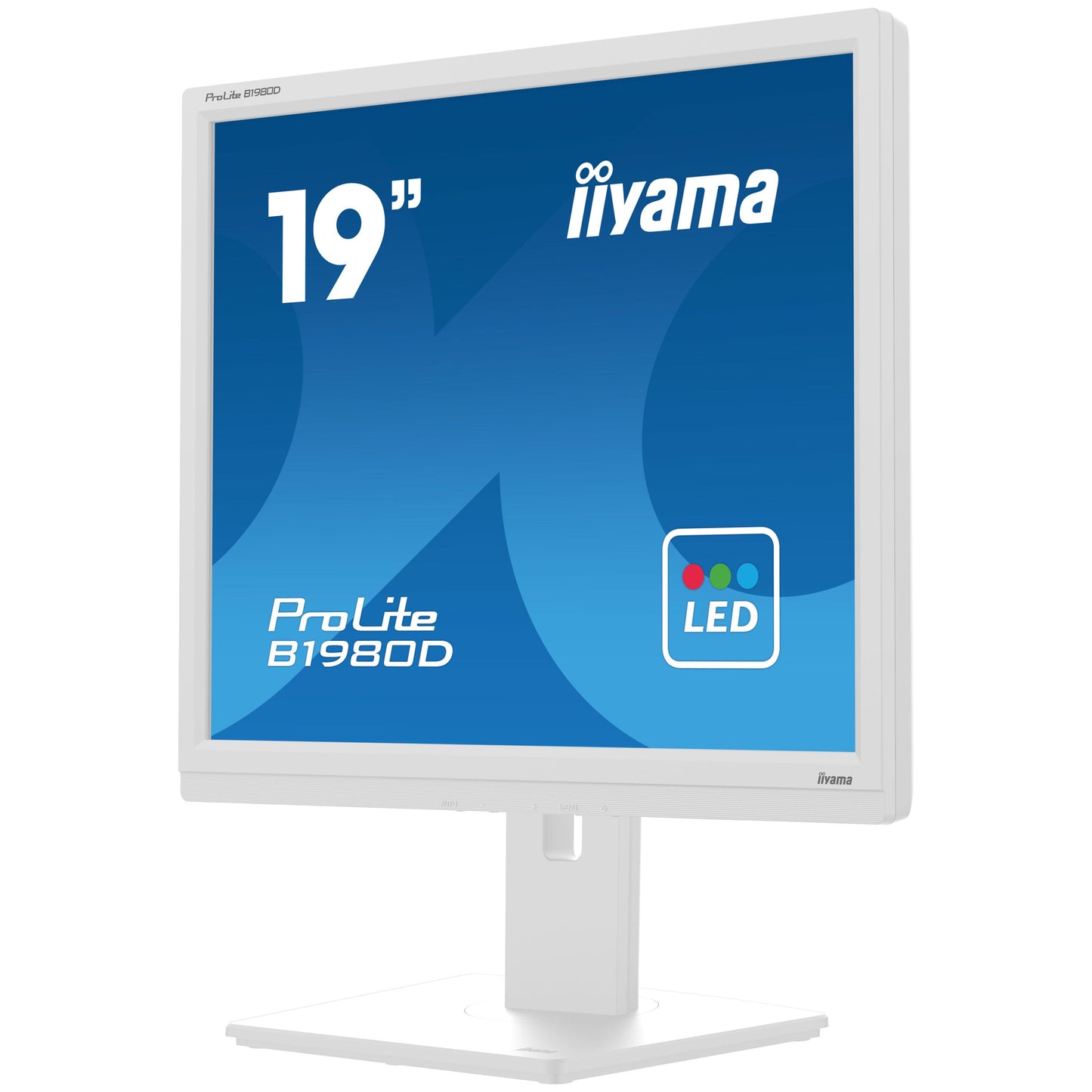 iiyama ProLite B1980D-W5 computer monitor 48.3 cm (19") 1280 x 1024 pixels SXGA LCD White
