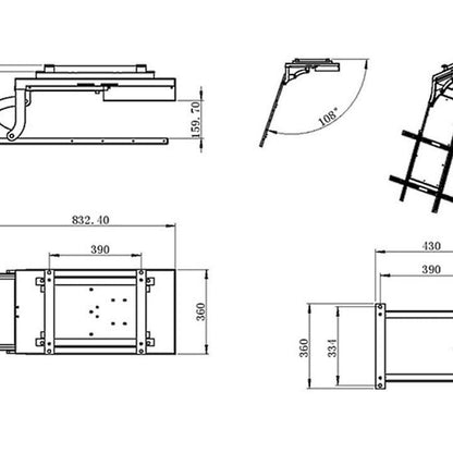 Multibrackets M Motorized Ceiling Mount Inverted
