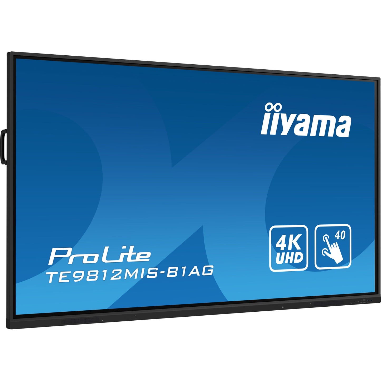 iiyama PROLITE Digital A-board 2.49 m (98") LED Wi-Fi 400 cd/m² 4K Ultra HD Black Touchscreen Built-in processor Android 24/7