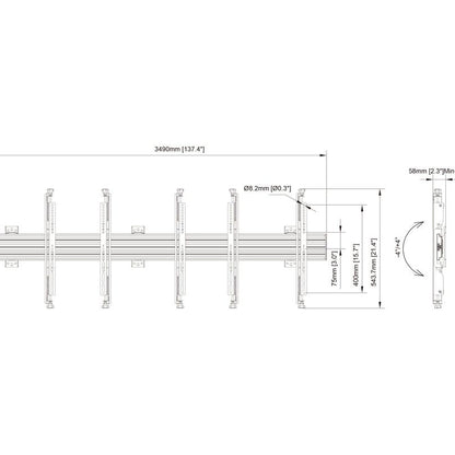Multibrackets M Wallmount Pro MBW3U Micro Adjustable Black