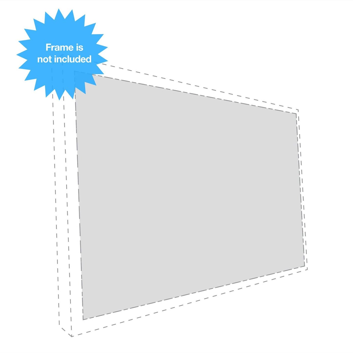 Multibrackets Extra Cloth, M Grey Plus, Gain 0,90 2.35:1, 200"