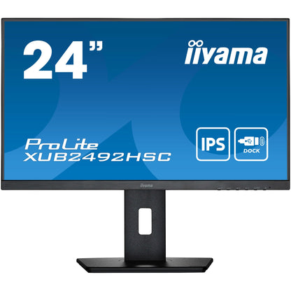 iiyama ProLite XUB2492HSC-B5 LED display 61 cm (24") 1920 x 1080 pixels Full HD Black