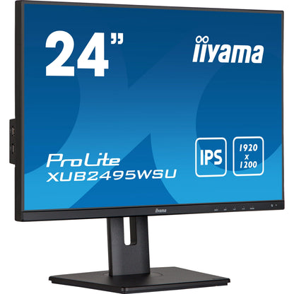 iiyama ProLite XUB2495WSU-B5 24" 1920 x 1200 pixels IPS Desktop Monitor