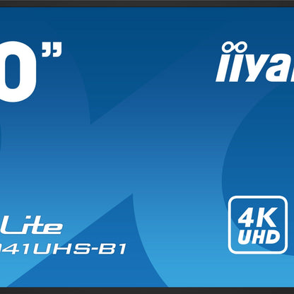 iiyama LE5041UHS-B1 Signage Display Digital signage flat panel 125.7 cm (49.5") LCD 350 cd/m² 4K Ultra HD Black 18/7