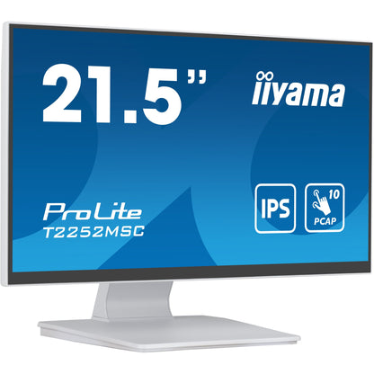 iiyama ProLite computer monitor 54.6 cm (21.5") 1920 x 1080 pixels Full HD LCD Touchscreen Table White