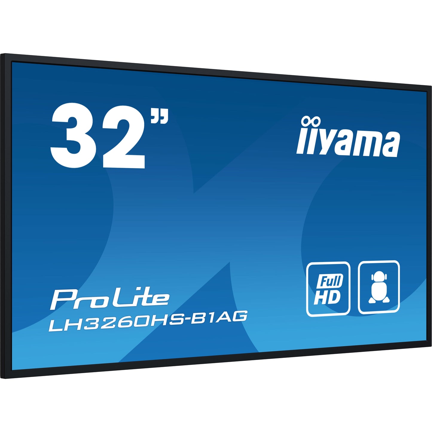 iiyama PROLITE Digital A-board 80 cm (31.5") LED Wi-Fi 500 cd/m² Full HD Black Built-in processor Android 11 24/7