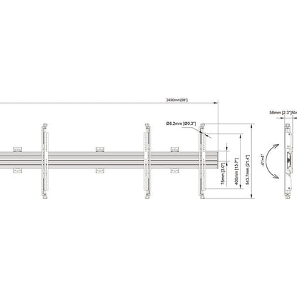Multibrackets M Wallmount Pro MBW2UHD Micro Adjustable Black