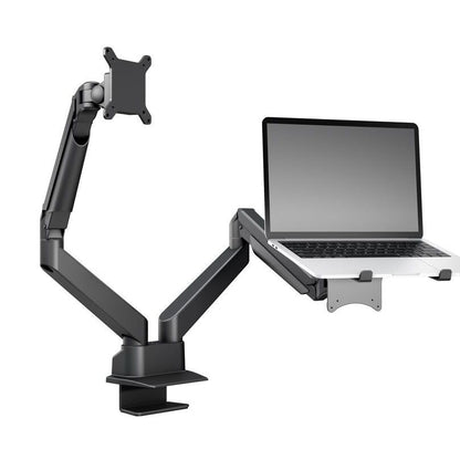 Multibrackets M VESA Gas Lift Arm Dual Arm w. Laptop Holder Black