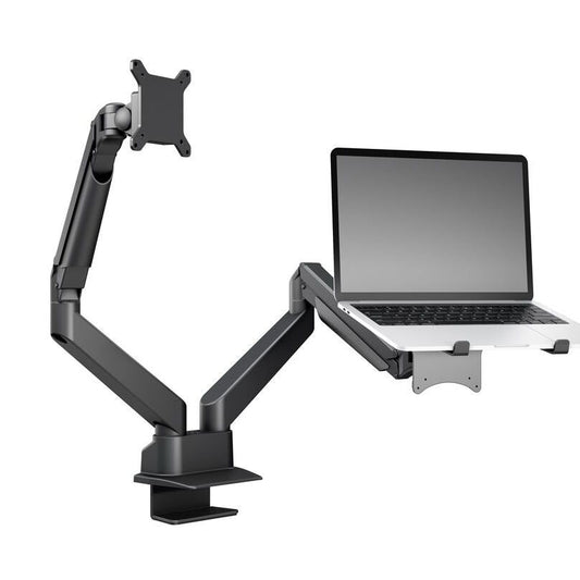 Multibrackets M VESA Gas Lift Arm Dual Arm w. Laptop Holder Black
