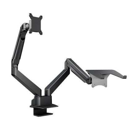 Multibrackets M VESA Gas Lift Arm Dual Arm w. Laptop Holder Black