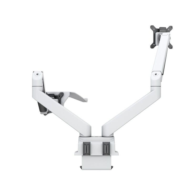 Multibrackets M VESA Gas Lift Arm Dual Arm w. Laptop Holder White