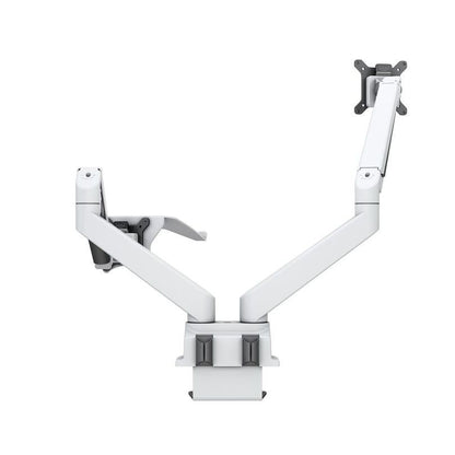 Multibrackets M VESA Gas Lift Arm Dual Arm w. Laptop Holder White