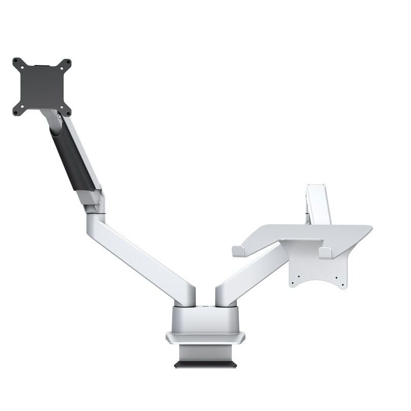 Multibrackets M VESA Gas Lift Arm Dual Arm w. Laptop Holder Silver