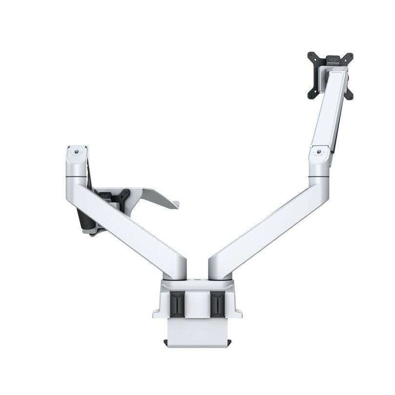 Multibrackets M VESA Gas Lift Arm Dual Arm w. Laptop Holder Silver