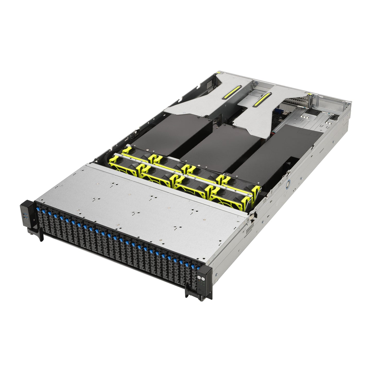 ASUS RS520A-E11-RS24U/24MVME(800W) Socket SP3 Rack (2U) Black