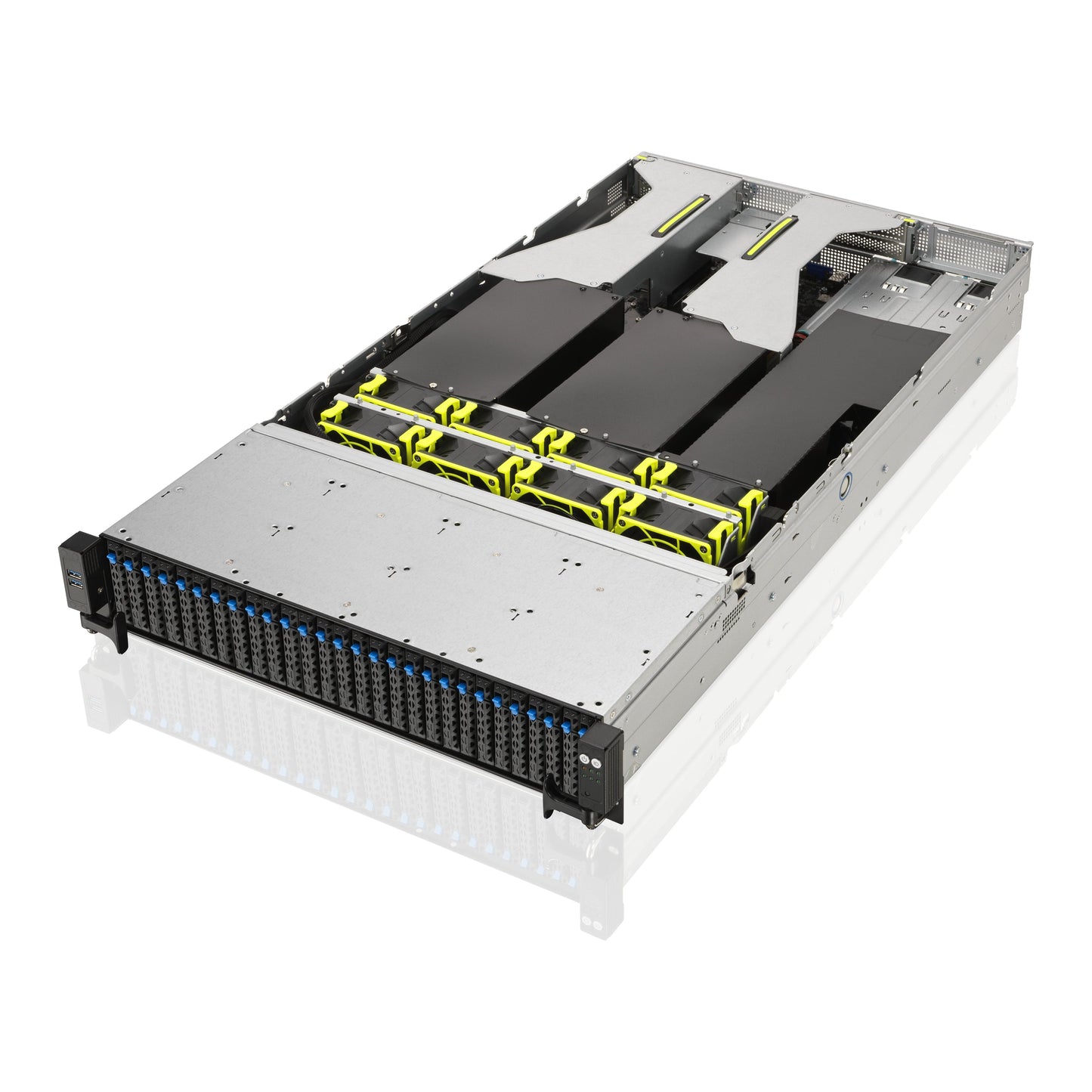 ASUS RS520A-E11-RS24U/24MVME(800W) Socket SP3 Rack (2U) Black