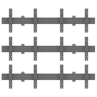 Multibrackets M Wallmount Pro MBW2Ux3 Push In Pop Out Black