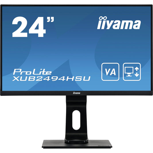 iiyama ProLite XUB2494HSU-B1 computer monitor 60.5 cm (23.8") 1920 x 1080 pixels Full HD Black