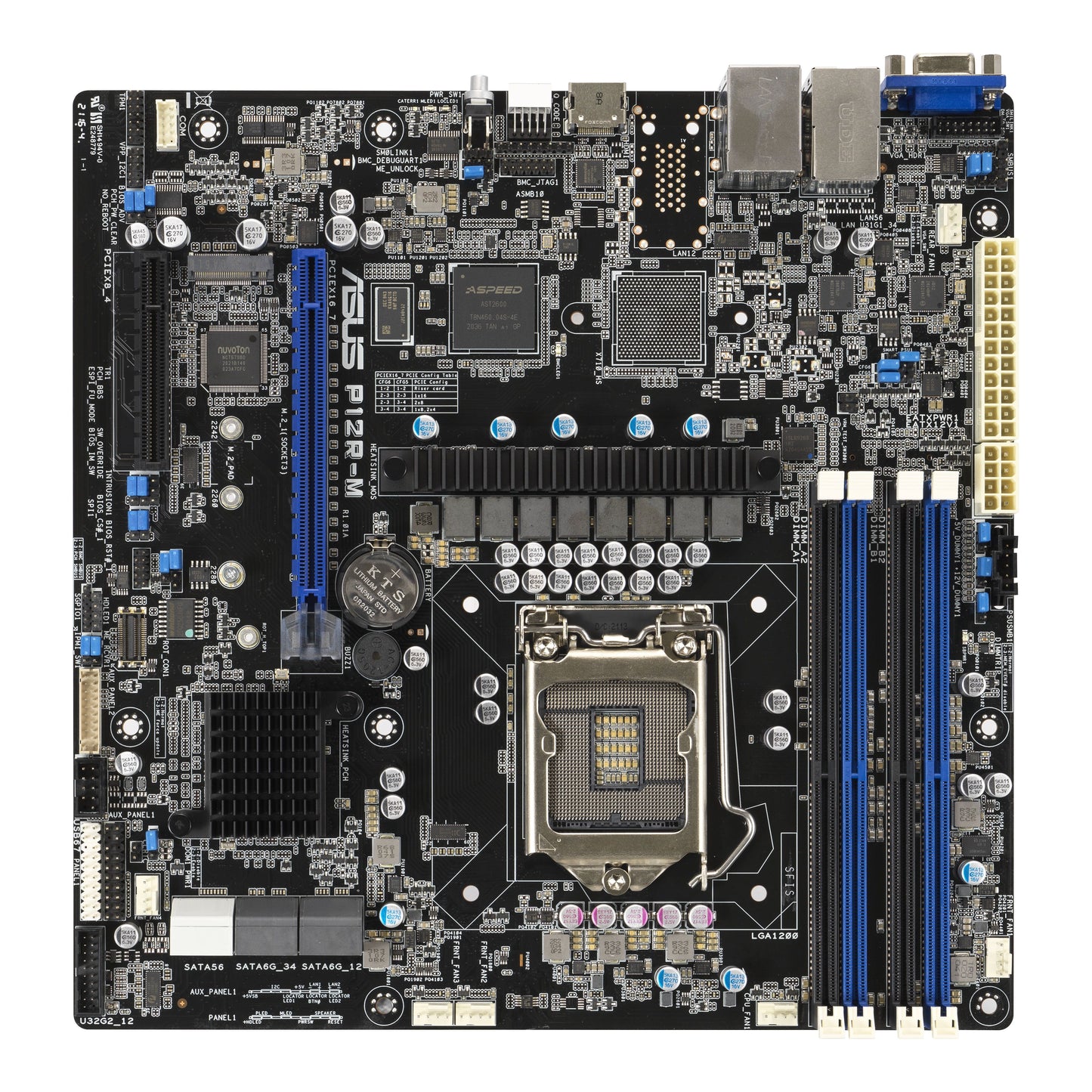 ASUS P12R-M Intel C252 LGA 1200 (Socket H5) micro ATX