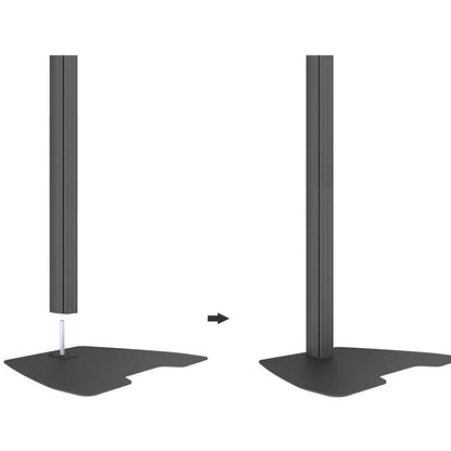 Multibrackets Pro Series - Large Floorplate + column 300cm