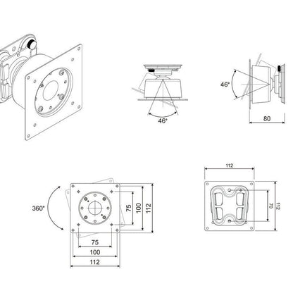 Multibrackets M VESA Monitor/Tablet Wallmount 75/100
