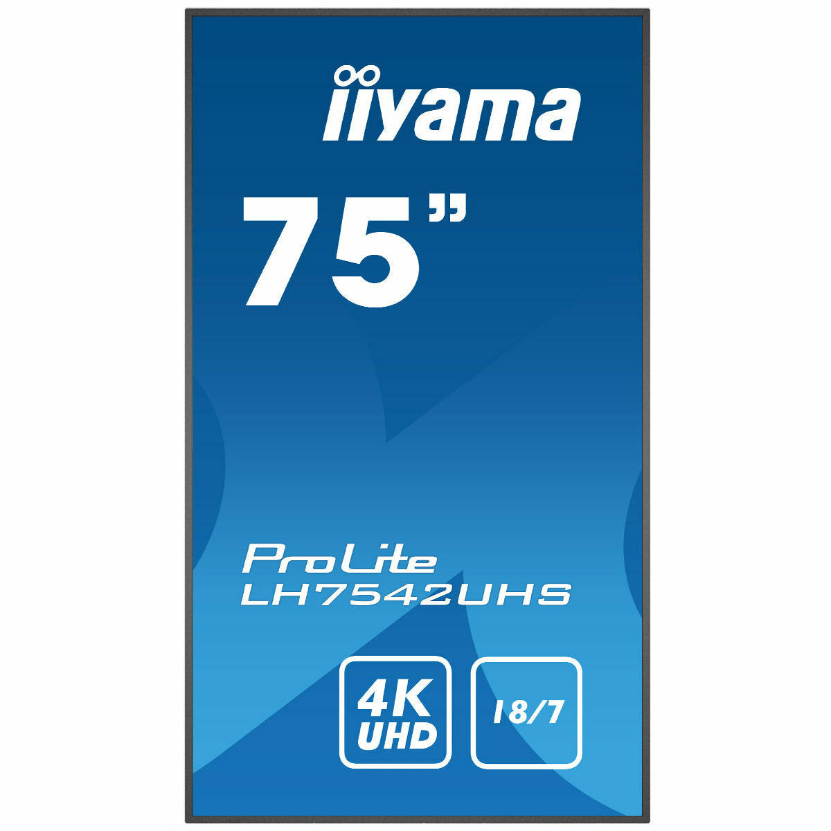 iiyama ProLite LH7542UHS-B3 75" IPS 4K LFD 18/7 with Android 8.0 and iiyama N-sign integrated Signage Platform