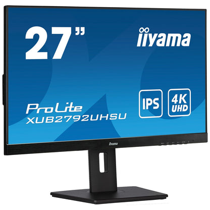 iiyama ProLite XUB2792UHSU-B5 27’’ IPS panel technology, ultra slim monitor featuring 4K resolution