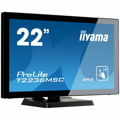 iiyama ProLite T2236MSC-B2 22" 10 point Touch Screen with edge-to-edge glass and AMVA panel