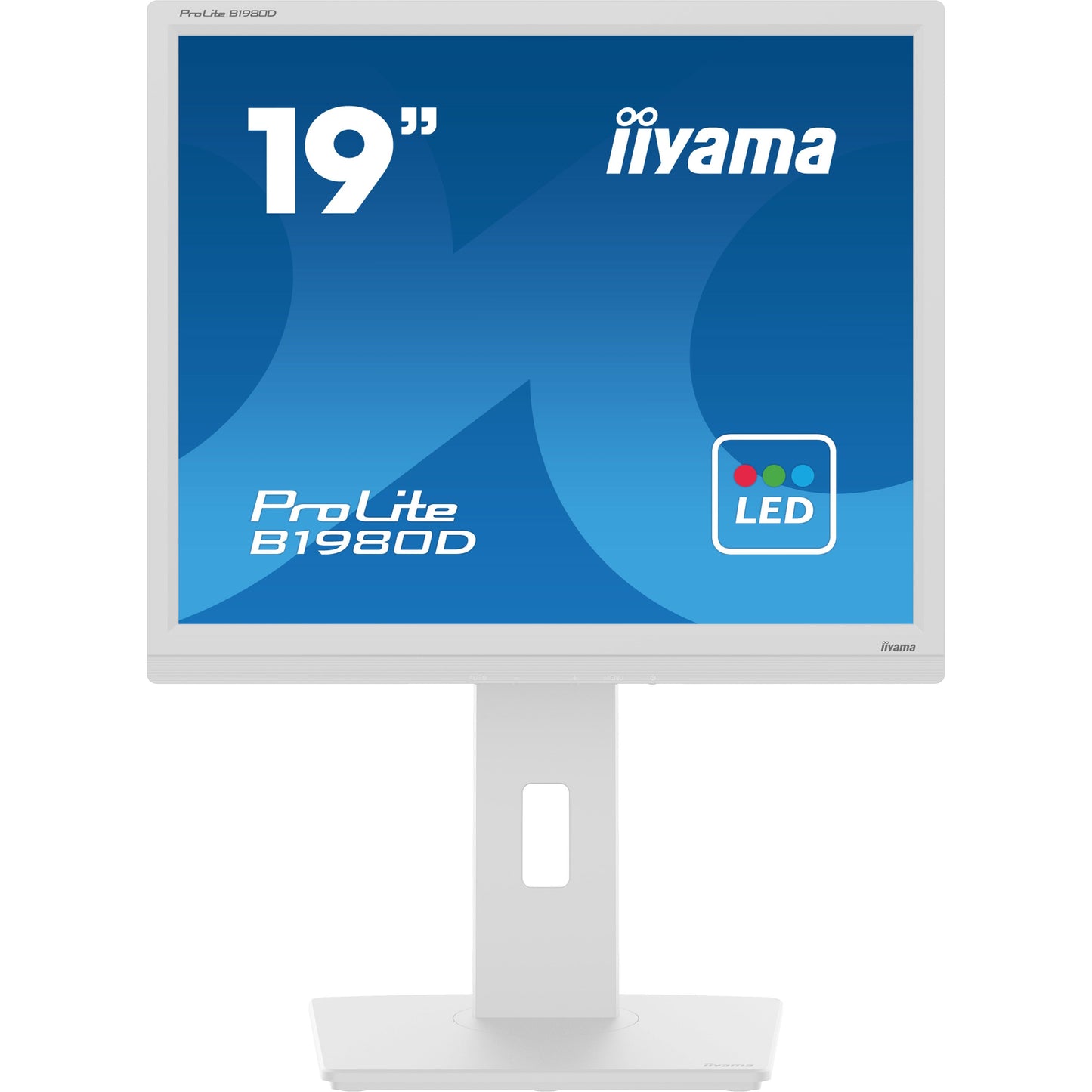 iiyama ProLite B1980D-W5 computer monitor 48.3 cm (19") 1280 x 1024 pixels SXGA LCD White