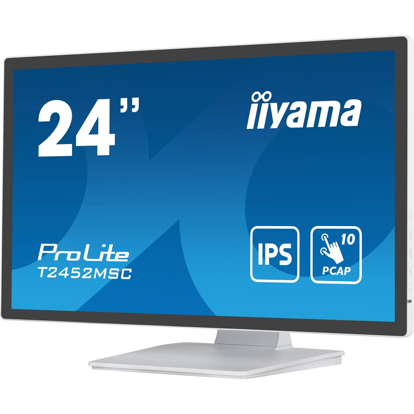 iiyama ProLite computer monitor 60.5 cm (23.8") 1920 x 1080 pixels Full HD LCD Touchscreen Multi-user White